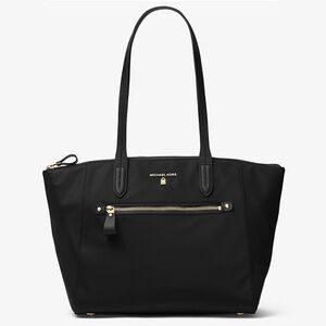 MICHAEL Michael Kors Kelsey Large Zip Nylon Tote w/ Luggage Sleeve AUTHENTIC NEW